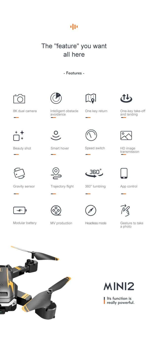 S60ba48f3878d4bc893599650b11d8d53d.webp 🚁 طائرة G6 الاحترافية – تصوير جوي بدقة وذكاء مذهل